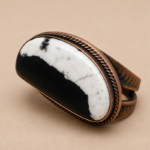White Buffalo Statement Ring