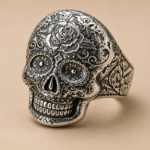 Bearded Skull Ring